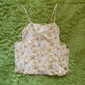 yellow floral sundress